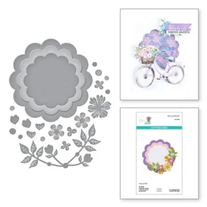 Scallop Journal Cards Etched Dies