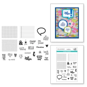 Speech Bubbles Sentiments Clear Stamp Set