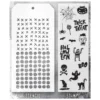 Tim Holtz Mixed-Media Stamps & Stencil Set — Spooky Scribbles, Stitches and Dotted - Image 2