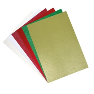 Sizzix Surfacez - Pearl & Glitter Festive Cardstock Pack
