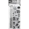 Tim Holtz Mixed-Media Stamps & Stencil Set — Spooky Scribbles, Stitches and Dotted