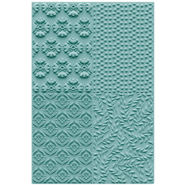 Sizzix 3-D Textured Impressions Embossing Folder - Posh Patterns by Catherine Pooler - Image 2