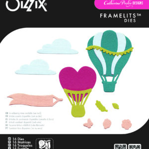Sizzix Framelits Die Set 16PK - Up and Away #2 by Catherine Pooler