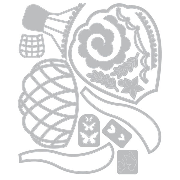 Sizzix Thinlits Die Set 15PK - Floating Fancy by Catherine Pooler - Image 3