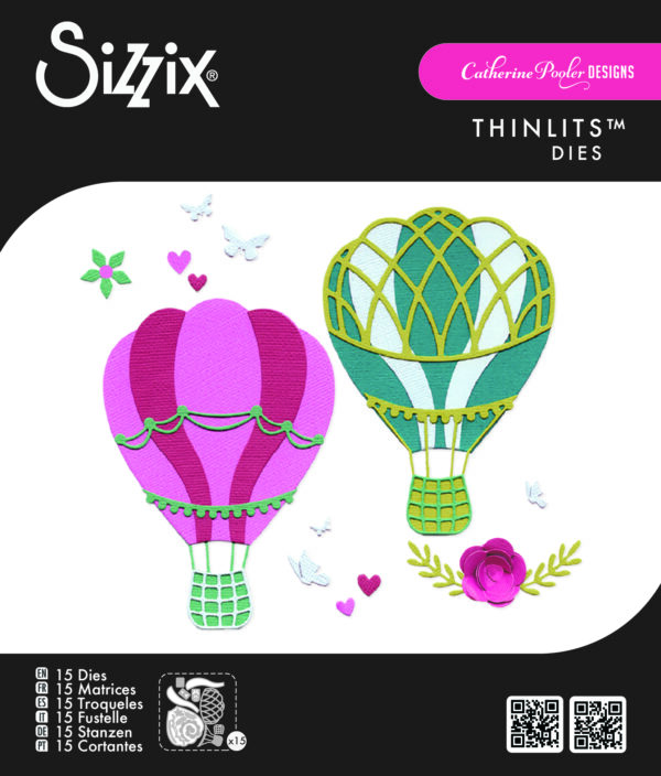 Sizzix Thinlits Die Set 15PK - Floating Fancy by Catherine Pooler