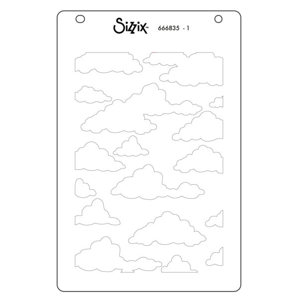 Sizzix A6 Layered Stencils 4PK - In the Clouds by Catherine Pooler - Image 3
