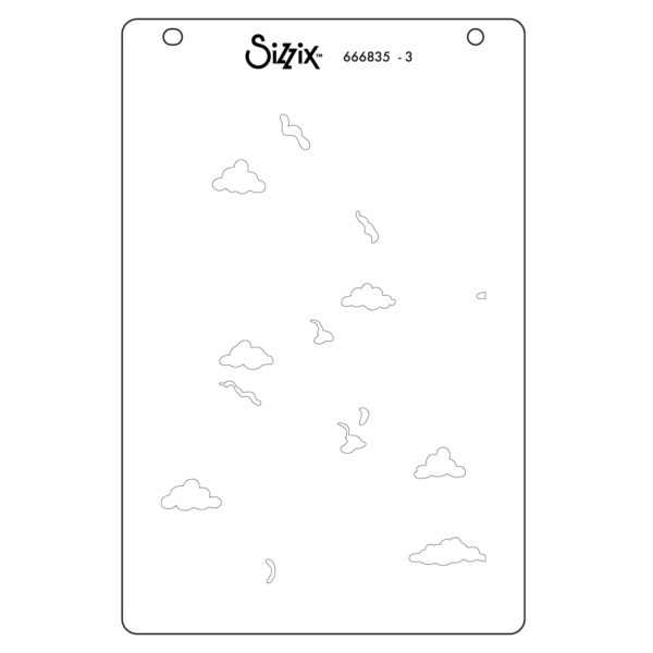 Sizzix A6 Layered Stencils 4PK - In the Clouds by Catherine Pooler - Image 4