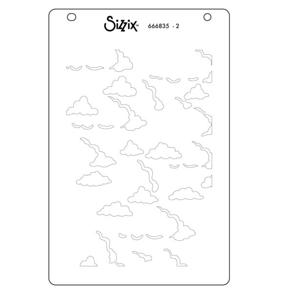 Sizzix A6 Layered Stencils 4PK - In the Clouds by Catherine Pooler - Image 6