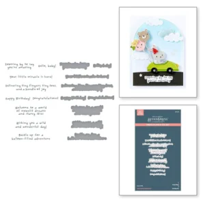 Little Smiles Sentiments BetterPress Plate & Die Set