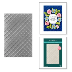 Cross My Heart 3D Embossing Folder