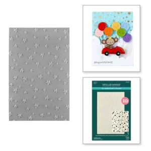 Wishing Stars 3D Embossing Folder