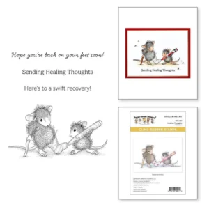 Healing Thoughts Cling Rubber Stamp Set