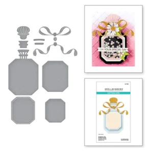 Gorgeous You Perfume Bottle Etched Dies