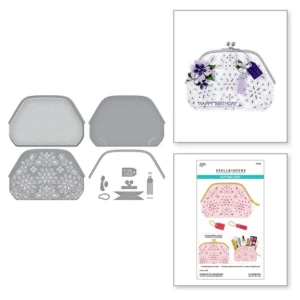 Gorgeous You Makeup Bag Etched Dies