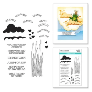 Jump for Joy Sentiments Clear Stamp Set