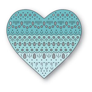 Poppystamps Craft Die – Nordic Heart 2689