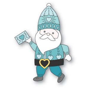 Poppystamps Craft Die – Nordic Heart Gnome 2690