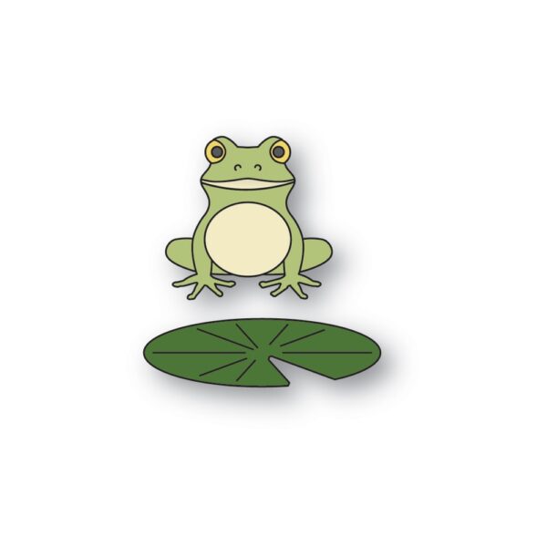 Poppystamps Craft Die – Lily Pad Frog 2691