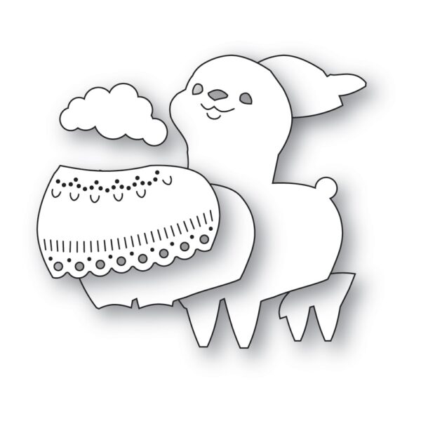 Poppystamps Craft Die – Nordic Joyful Lamb 2692 - Image 2