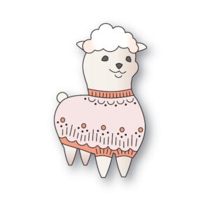 Poppystamps Craft Die – Nordic Cheerful Lamb 2703