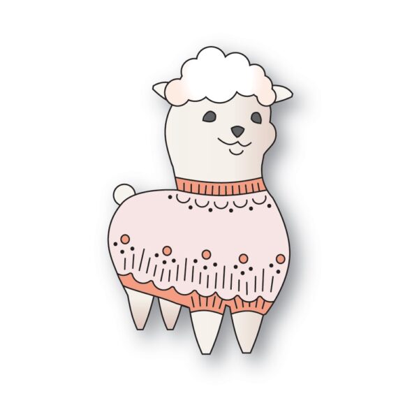 Poppystamps Craft Die – Nordic Cheerful Lamb 2703