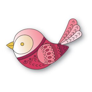 Poppystamps Craft Die – Nordic Love Bird 2707