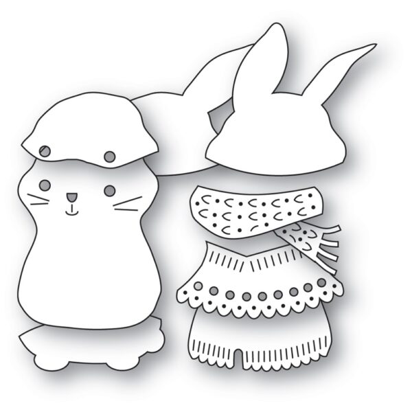 Poppystamps Craft Die – Nordic Bundled Bunny 2708 - Image 2
