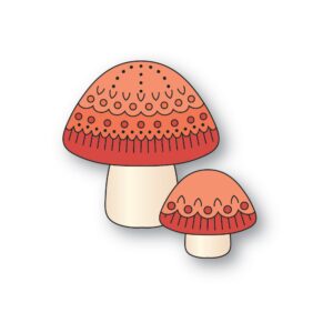 Poppystamps Craft Die – Nordic Button Mushrooms 2715