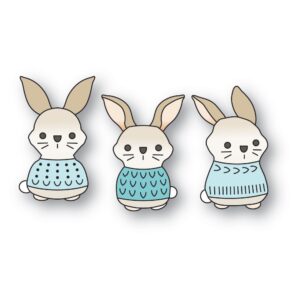 Poppystamps Craft Die – Nordic Bunny Trio 2717