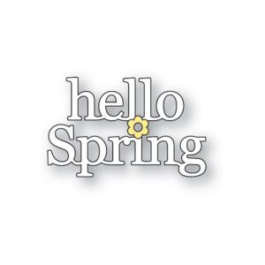 Poppystamps Craft Die – Hello Spring 2730