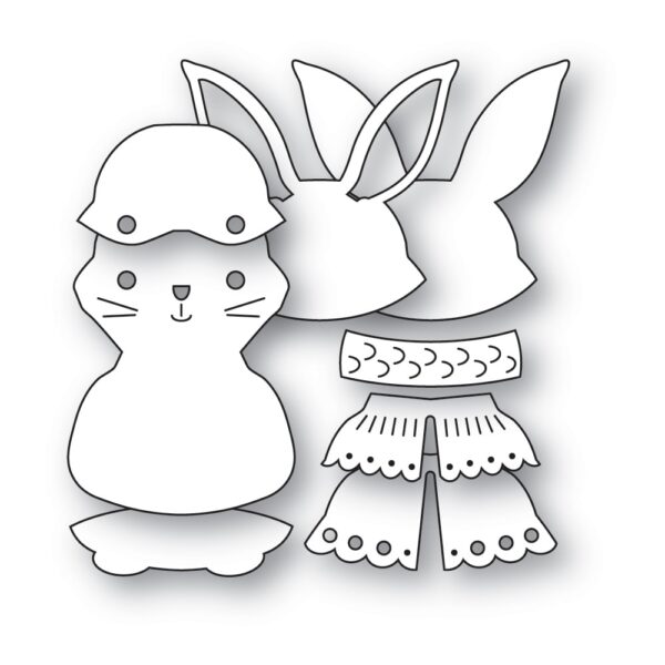 Poppystamps Craft Die – Nordic Happy Bunny 2731 - Image 2