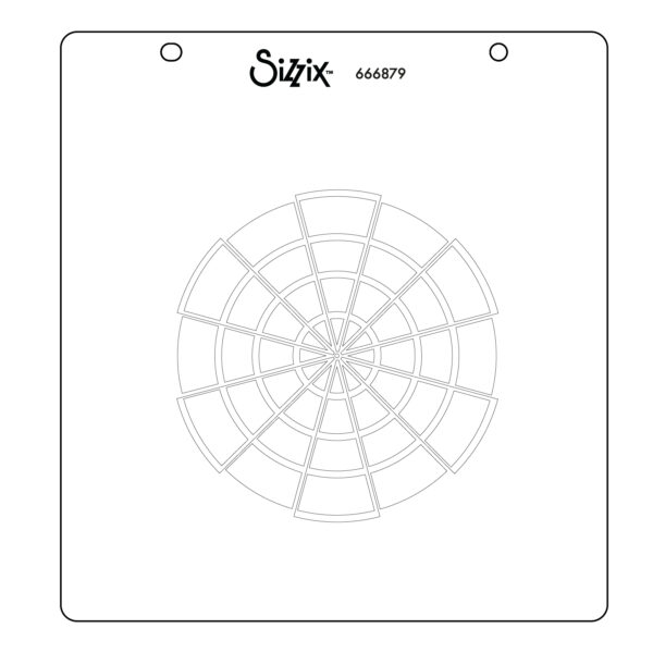 Sizzix Layered Stencils 3PK - Color Wheel by Eileen Hull (Expected in May 2025) - Image 3