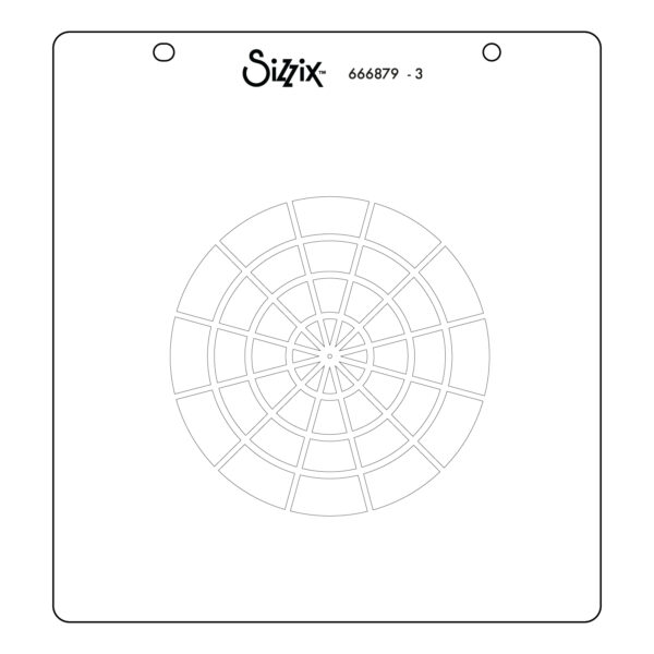 Sizzix Layered Stencils 3PK - Color Wheel by Eileen Hull (Expected in May 2025) - Image 6