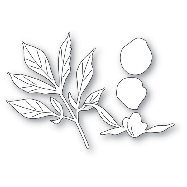 Memory Box Die – Tender Peony Bud 94881 - Image 2