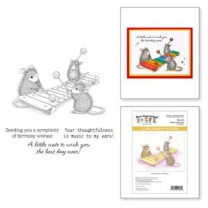 Music to My Ears Cling Rubber Stamp Set