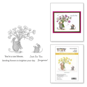 Rare Bloom Cling Rubber Stamp Set