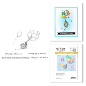 Up, Up and Away Cling Rubber Stamp Set