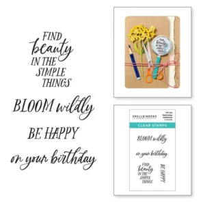 Field Notes Sentiments Clear Stamp Set