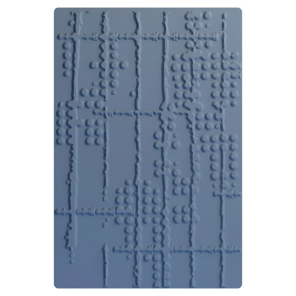 Sizzix Multi-Level Embossing Folder - Dot Matrix by Seth Apter