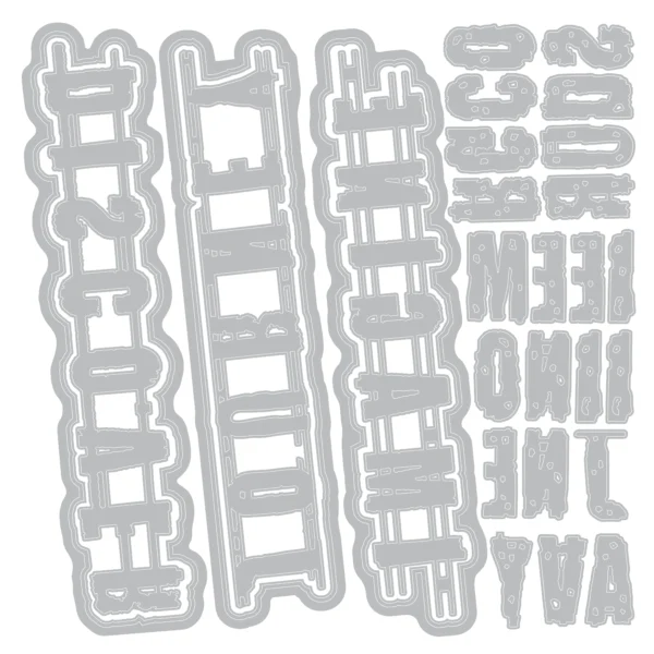 Sizzix Thinlits 28PK Die Set - Word Wafers #1 by Seth Apter - Image 2