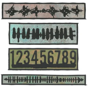 Sizzix Thinlits 7PK Die Set - Borderlines by Seth Apter