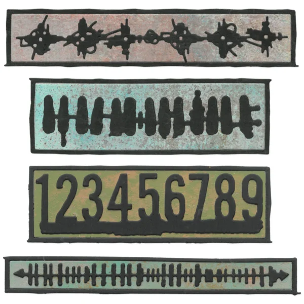Sizzix Thinlits 7PK Die Set - Borderlines by Seth Apter