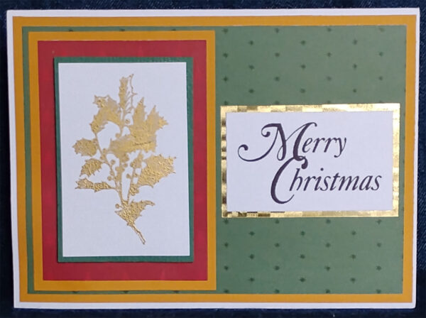 Christmas Flora - Cards, Sketches & Handmade Paper with Anthony Gilbert -- August 2