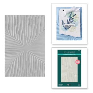 Lined Corners 3D Embossing Folder
