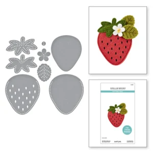 Felt Berry Blossom Etched Dies