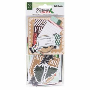 Vicki Boutin Evergreen & Holly Ephemera Cardstock Die-Cuts -- Journaling