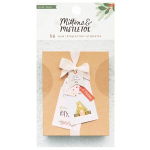 Mittens & Mistletoe Book Of Tags 3" x 5.5"