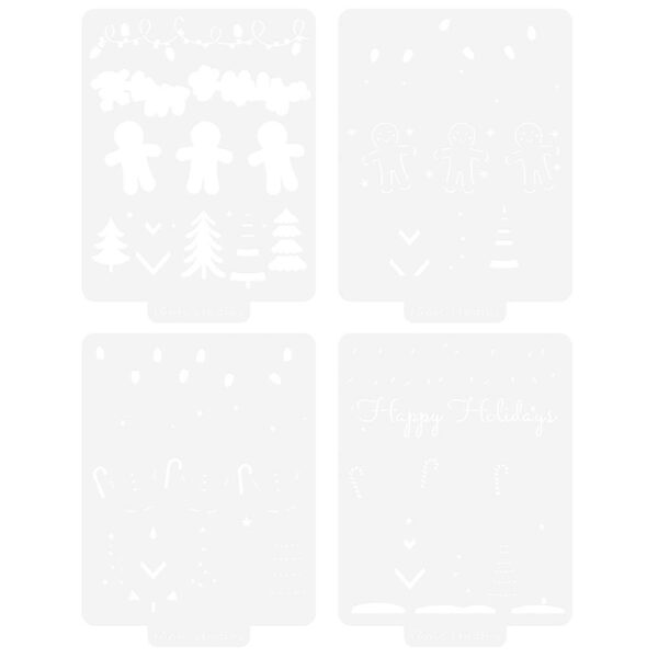 Tonic Studios Stencil Set -- A Candy Cane Christmas - Image 3