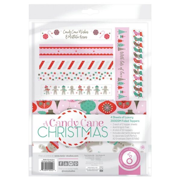 Tonic Studios Topper Set -- A Candy Cane Christmas