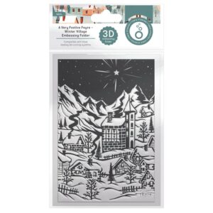 Tonic Studios 3D Embossing Folder -- A Very Festive Fayre Winter Village